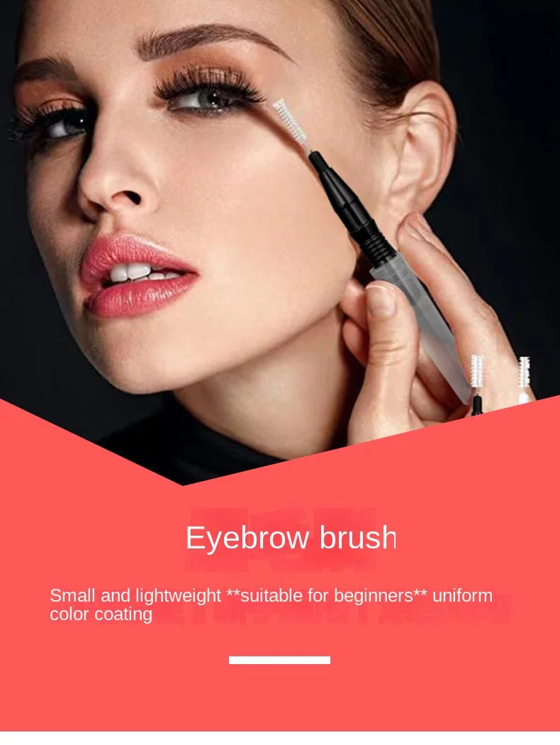 Descartável Brow Lifting Brushes, Mini Escova De Sobrancelha, Bendable Micro Cílios Aplicadores, Ferramentas De Maquiagem, Bendable, 20Pcs