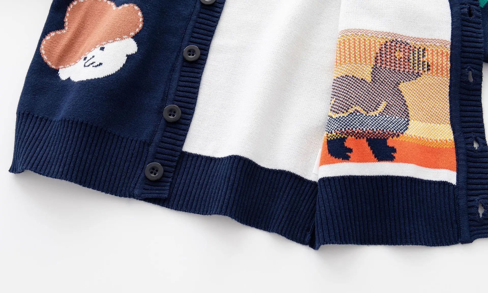 Casaco de algodão de camada dupla para crianças, camisola de inverno para meninos e meninas, jaqueta nova para crianças, malhas de bebê, jaqueta infantil