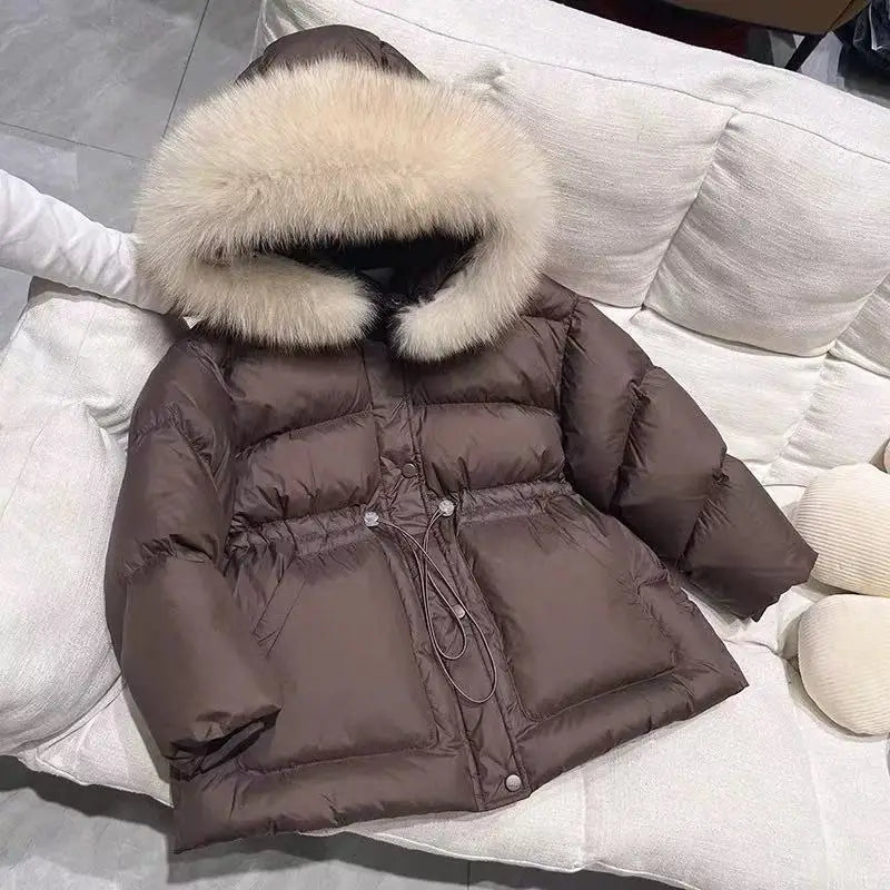 RAISE crianças meninas parkas engrossar quente crianças bebê meninas outerwear casaco 2-10 anos júnior meninas pele do falso com capuz jaquetas de inverno