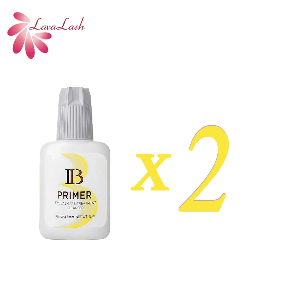 Primer ibeauty de 15ml para aplicação de cola em extensões de cílios, produto profissional coreano, primer transparente, ferramenta de maquiagem, 10 frascos