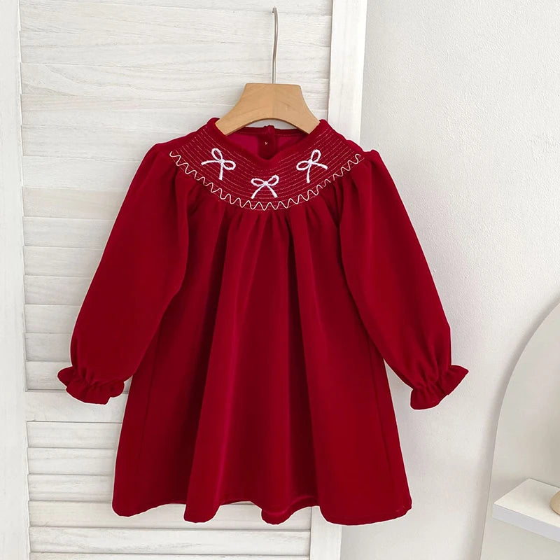 2025 natal crianças roupas de ano novo vestido irmã 0-6yrs menina vestido de festa crianças vestidos de princesa bebê menina macacão