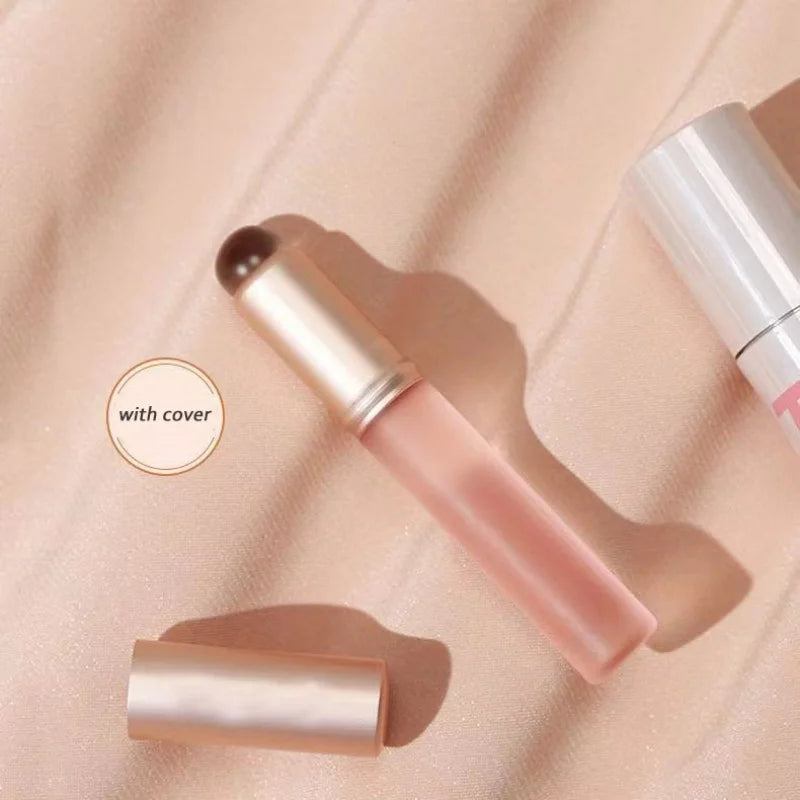 Pincel labial de silicone atualizado com capa, pincel corretivo angular, aplicação de batom, bálsamo de manchas, pincel de maquiagem labial, ferramenta cosmética