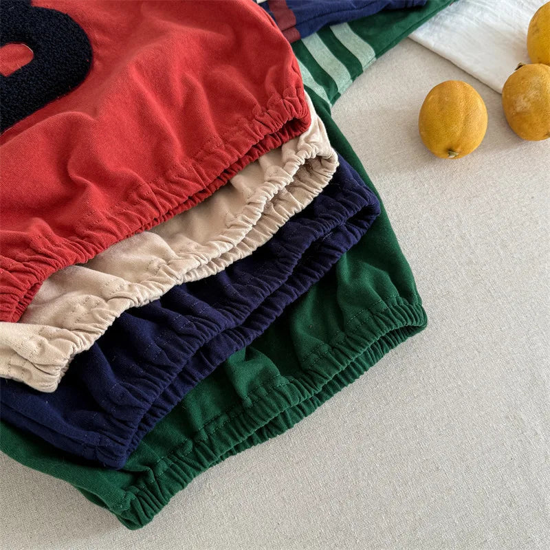 2025 primavera novas crianças manga longa t camisas soltas bebê menina carta moletom crianças meninos casual topos da criança algodão t