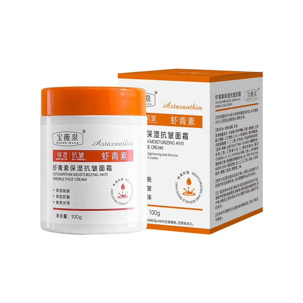 Creme Hidratante Ácido Kójico de Colágeno, Nutrido, Pele Danificada, Brilhante e Suave, Facial, Cuidado, Reparação, R1U9, 80ml
