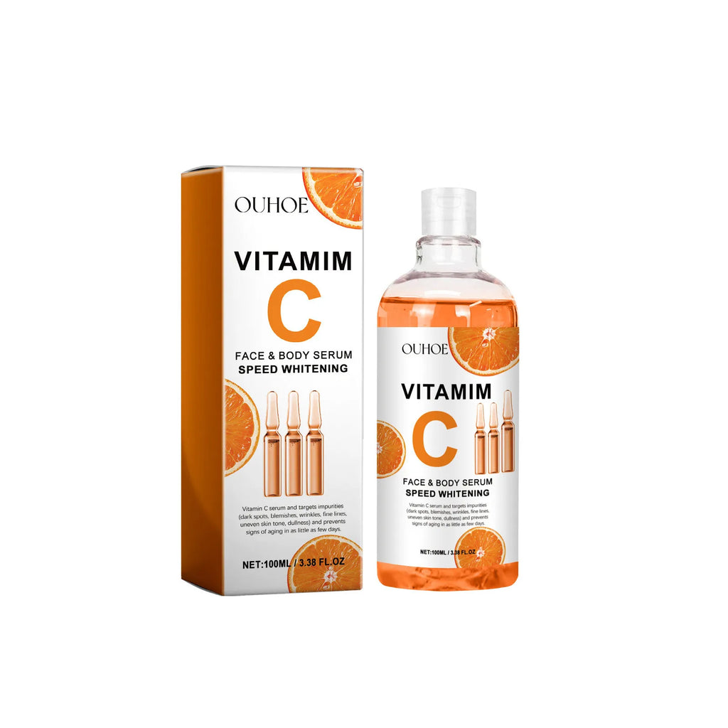 Ácido hialurónico vitamina C AHA soro facial manchas escuras corretor encolhimento poros hidratante clareamento reparação clarear o corpo cuidados com a pele