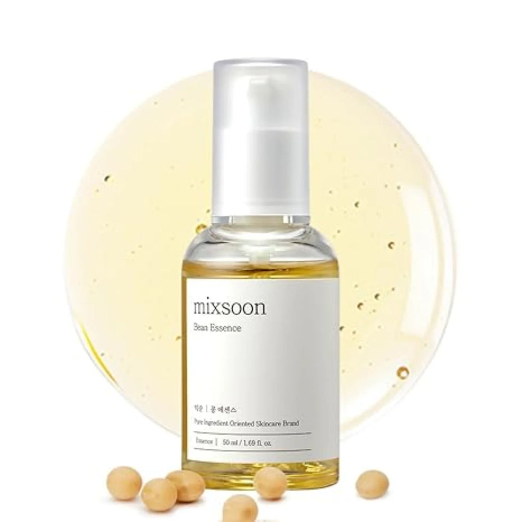 Mixsoon Essência de Feijão - Exfoliante, Hidratante, Extrato de Feijão Fermentado, Fórmula Suave para Pele Suave 50ml / 1,69 fl.oz. Coreano