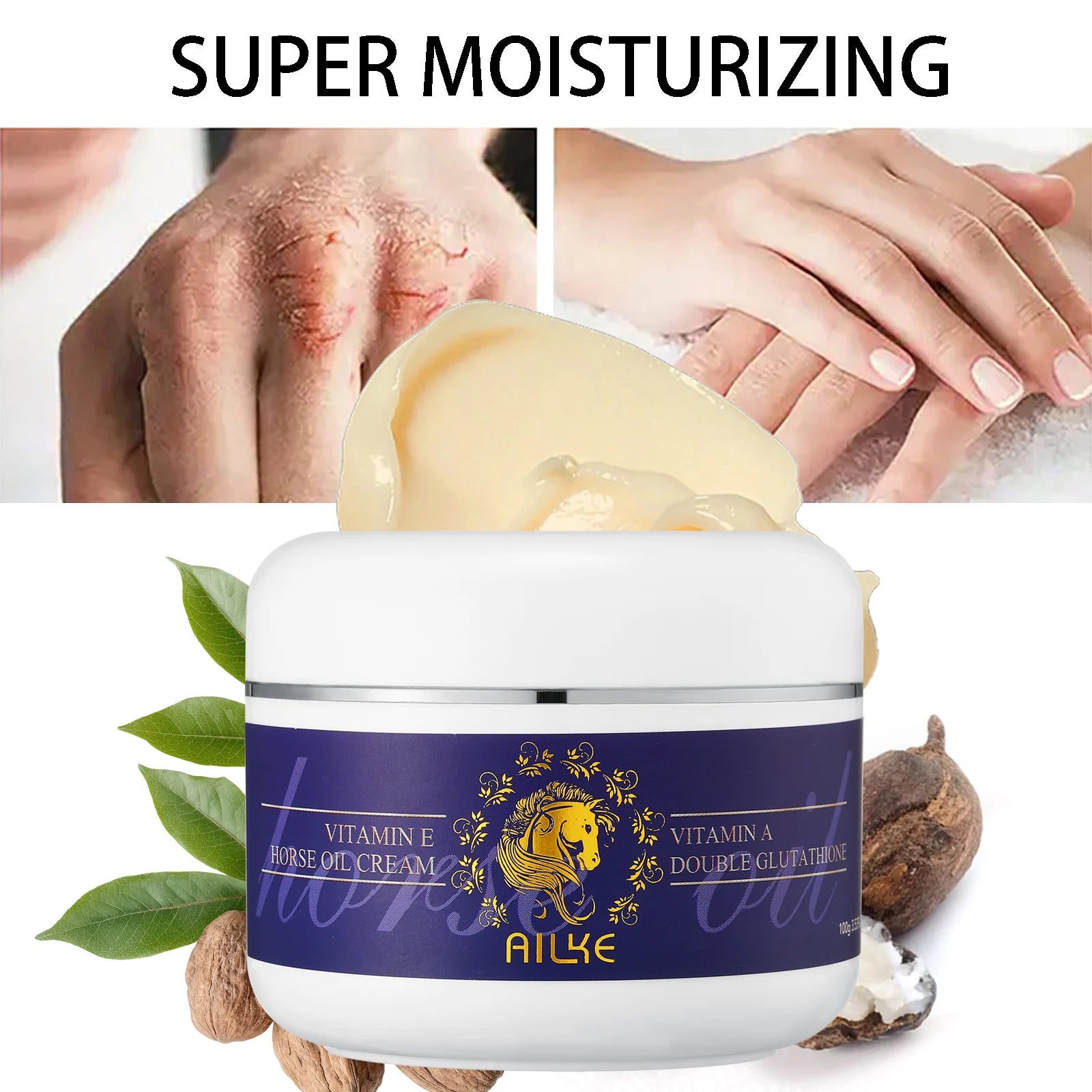 AILKE Glutationa 5 em 1 Kit de cuidados com a pele feminina, com loção corporal, soro, creme para remoção de manchas escuras, creme corporal, sabonete iluminador
