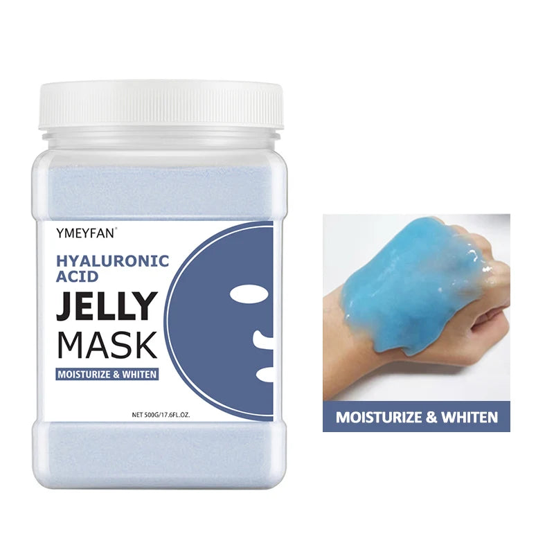 Máscara facial de gelatina em pó para tratamentos faciais, suprimentos para esteticistas, beleza profissional, cuidados com a pele, atacado, máscara em massa