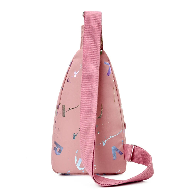 Mochila pequena Sling para mulheres, Crossbody Chest Bag, Daypack for Travel, Sport Sling