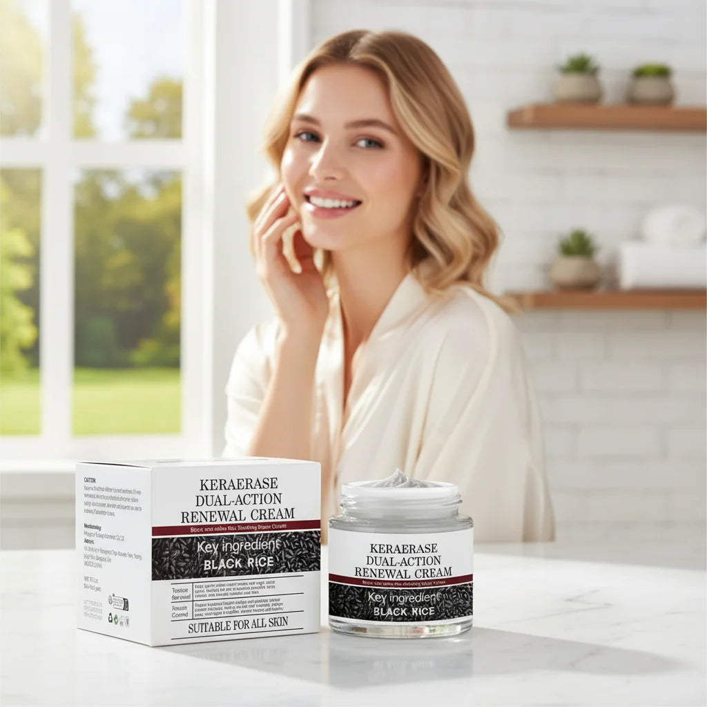 Creme hidratante de polpa crua de arroz preto - hidrata, evece o tom da pele, reduz linhas finas com extrato de arroz e cuidados faciais de hialuronato