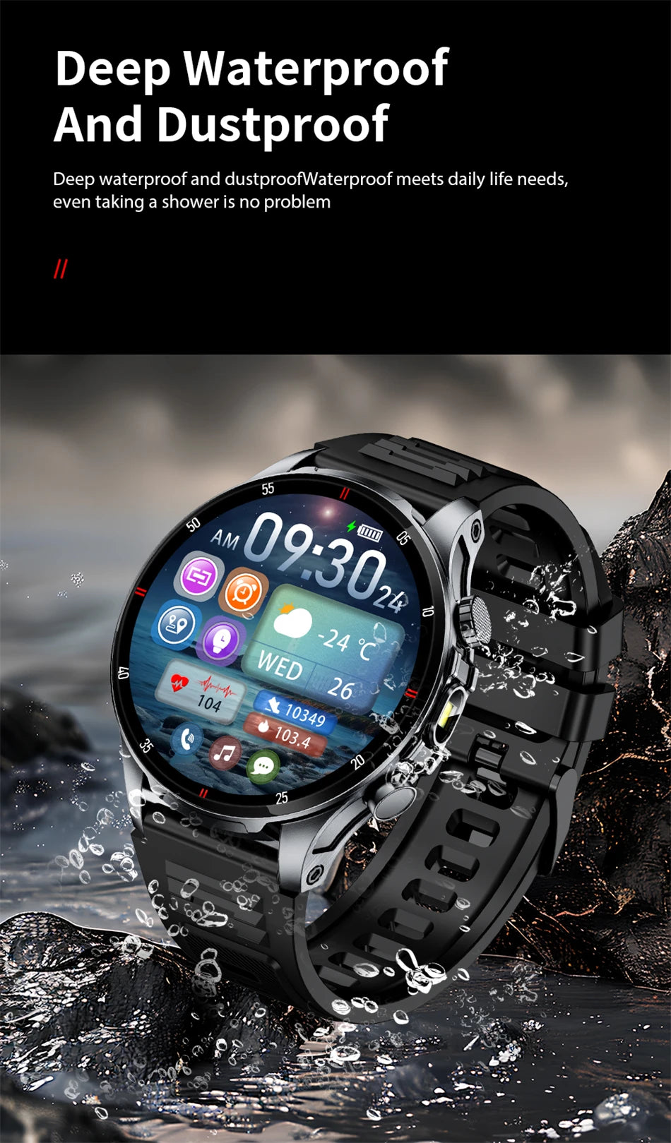 Lige 2025 novo relógio inteligente masculino lanterna ai voz bluetooth chamada 1.53 "hd esportes relógios de fitness monitor saúde smartwatch feminino