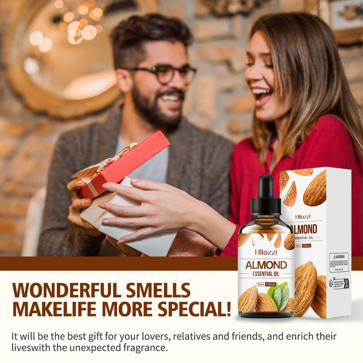 Óleo essencial de amêndoa 30ml, óleo transportador, óleo de cuidado, hidratante, aromaterapia, sabonete, umidificador