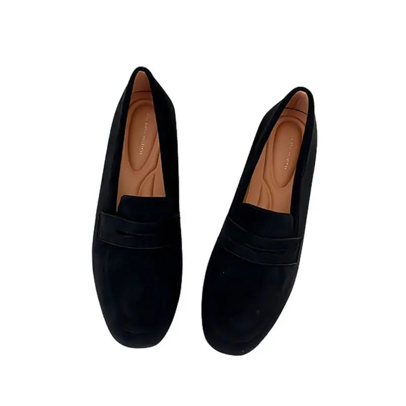 2025 novas mulheres sapatos planos mulher mocassins primavera outono casual camurça deslizamento em sapato mulher confortável sapato leve mujer sapato