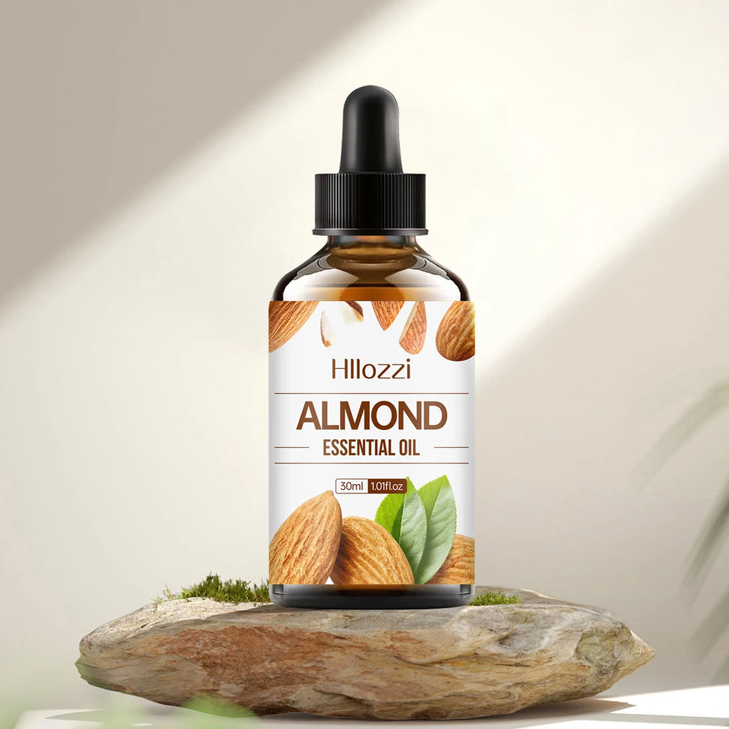 Óleo essencial de amêndoa 30ml, óleo transportador, óleo de cuidado, hidratante, aromaterapia, sabonete, umidificador