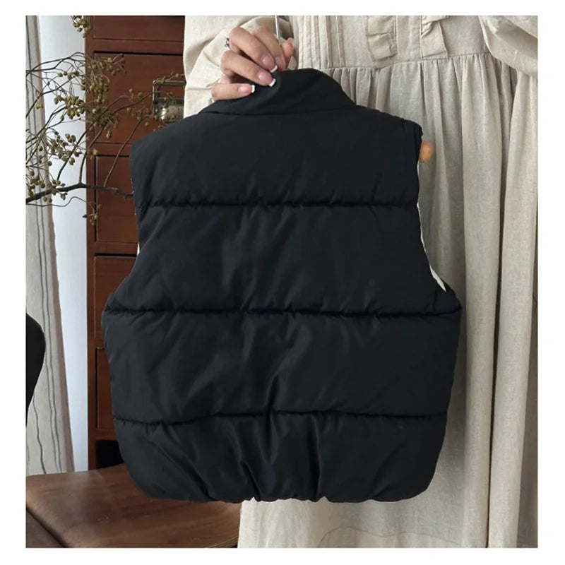 Outono crianças para baixo colete de algodão inverno meninas meninos quentes sem mangas casacos crianças moda roupas outerwear 2-6 anos