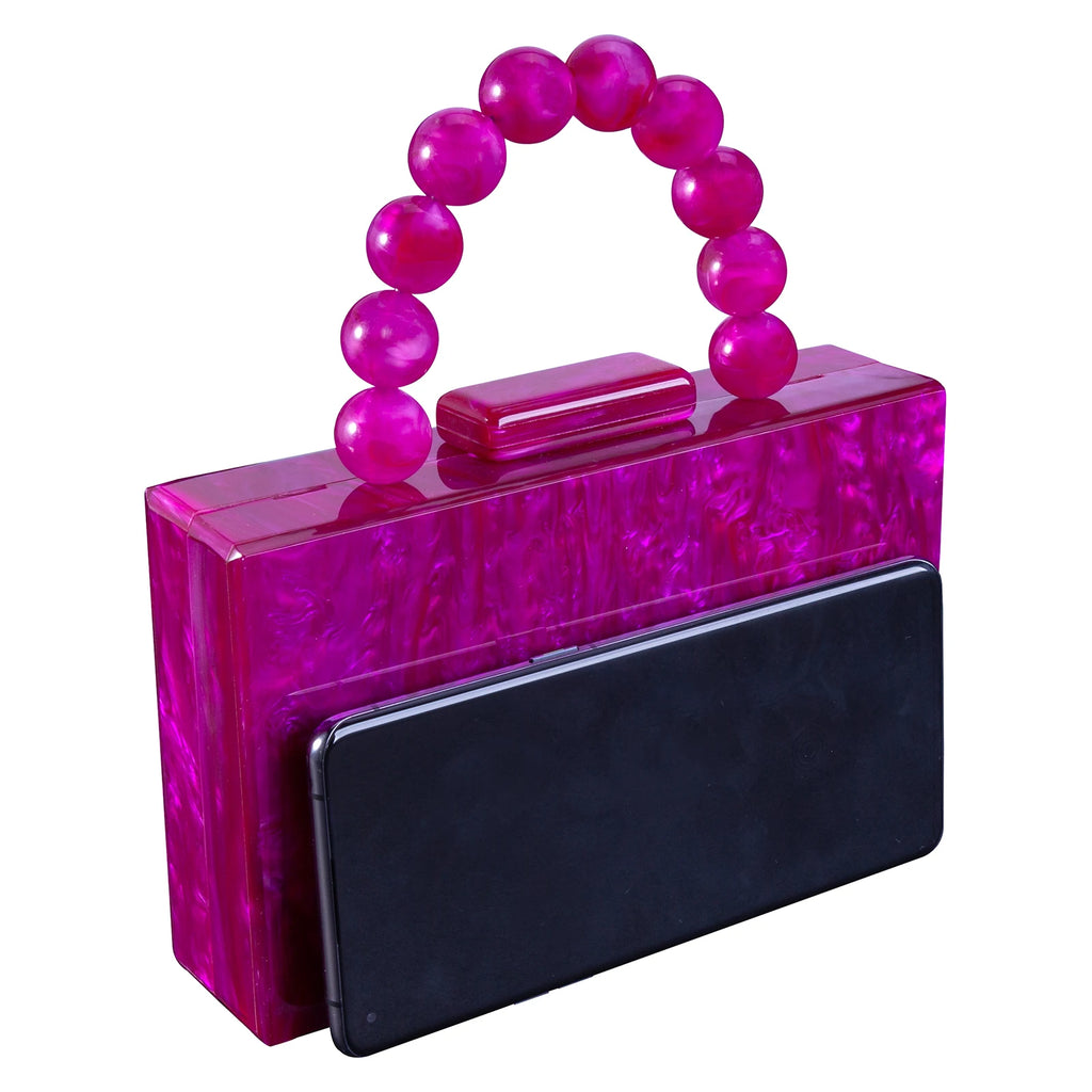 Beading bolsa de mármore acrílico caixa luxo embreagem sacos noite festa casamento corrente bolsa ombro jantar vestido bolsa festival presente