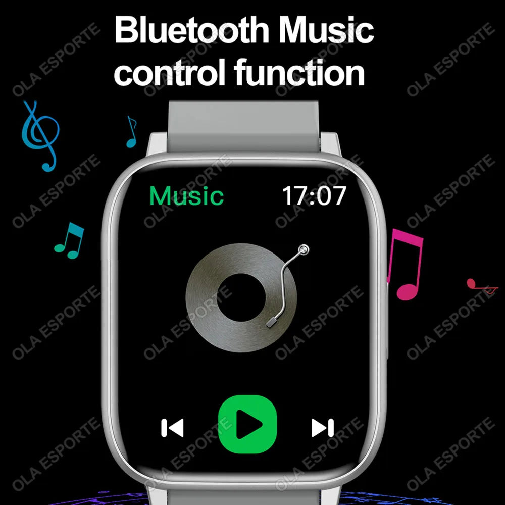 Relógio inteligente 2025 bluetooth chamada sono freqüência cardíaca monitoramento de saúde gps relógios para homens mulheres esporte fitness à prova dwaterproof água smartwatch