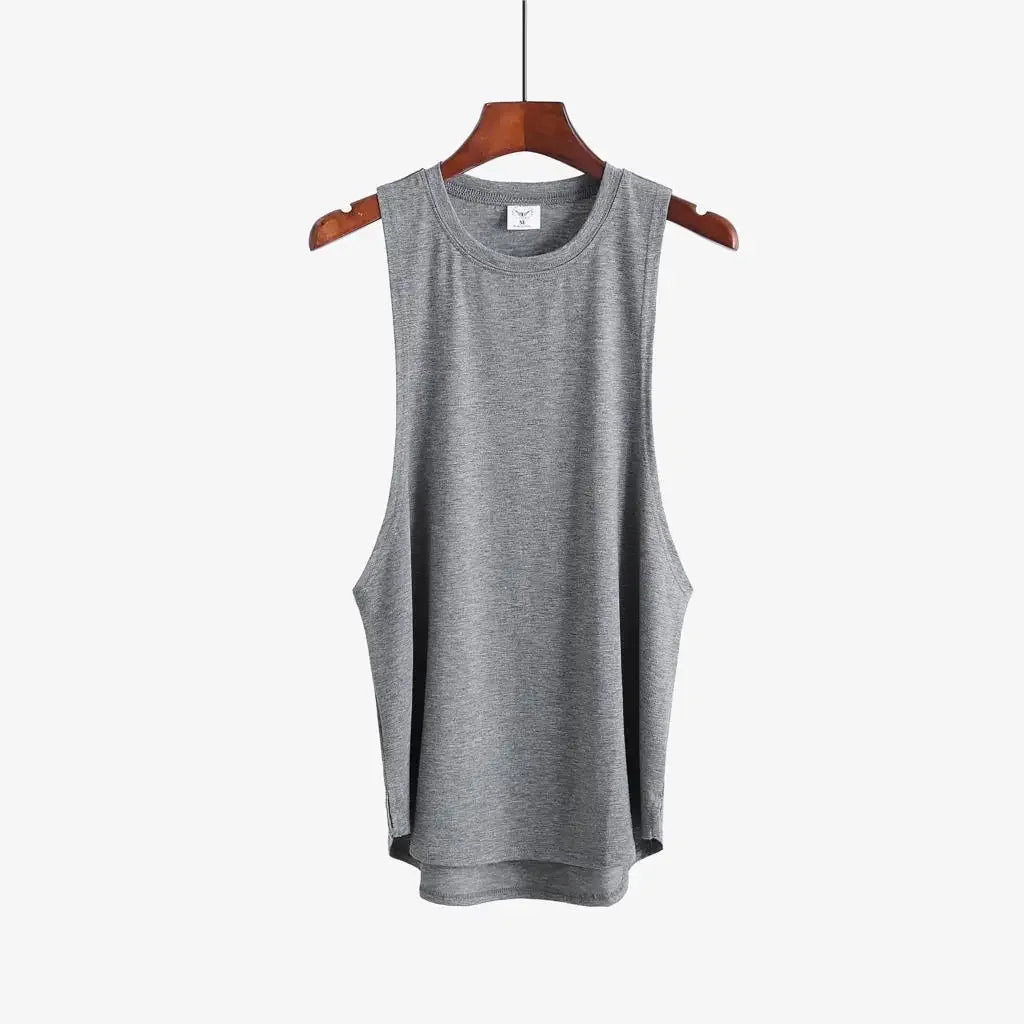 Roupas de fitness em branco sem mangas camisa dos homens ginásio stringer tanque superior musculação tanktop masculino sportwear undershirt moda colete