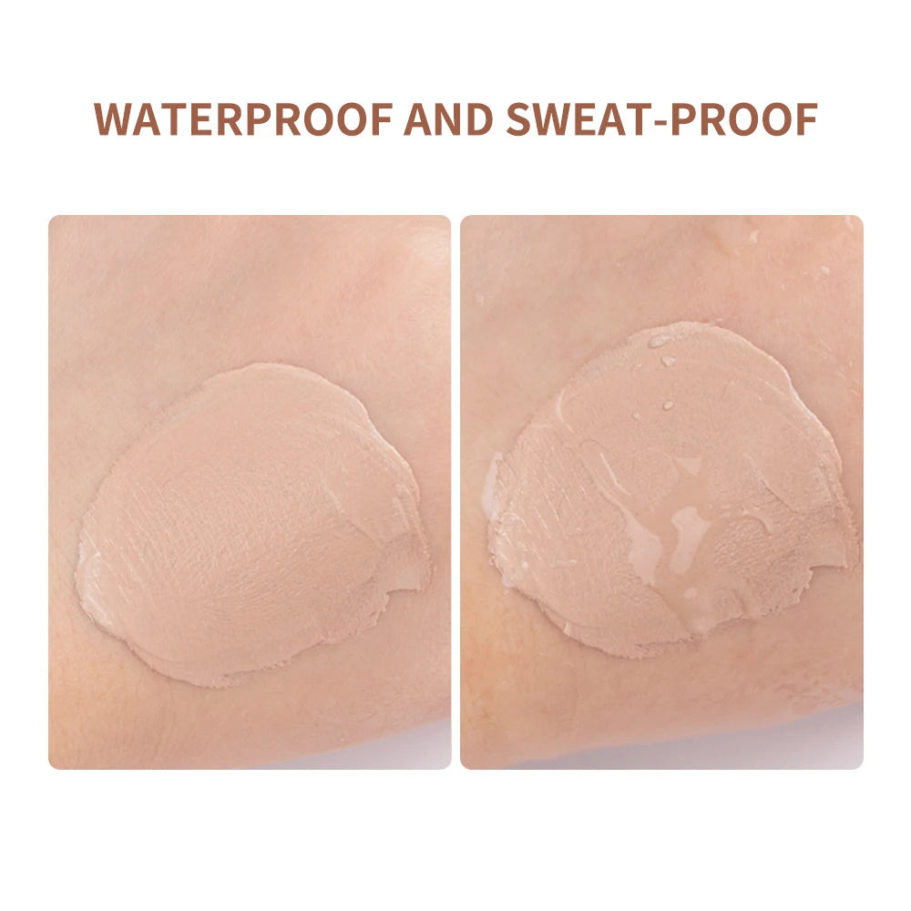 4 em 1 fundação de longa duração hidratante corretivo à prova dwaterproof água mesmo tom de pele spf 30 líquido hidratante corretivo de cobertura completa