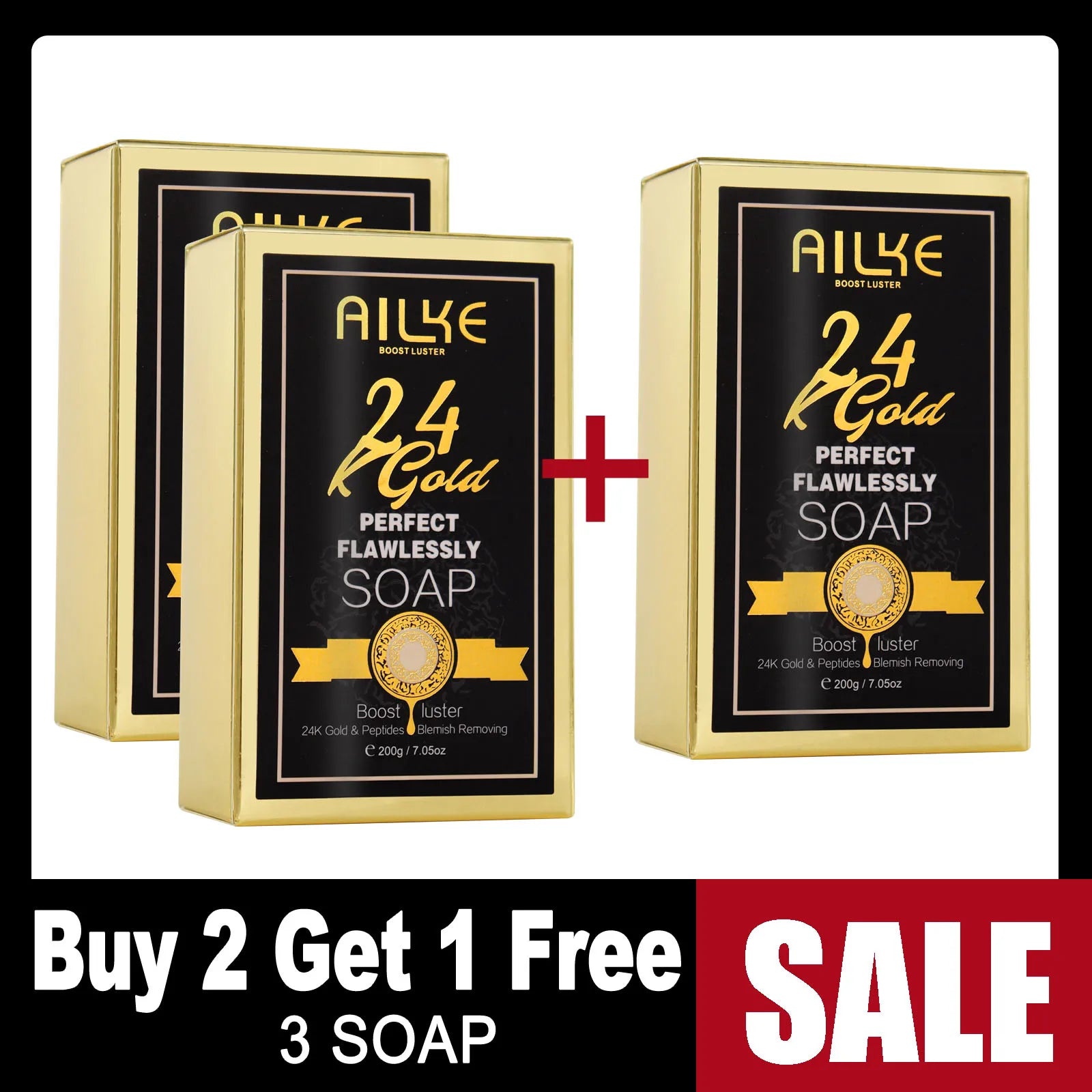 Ailke 24K Ouro Colágeno Creme Articulação Remoção de Manchas Escuras Forte Clareamento Rosto Anti Envelhecimento Conjunto de Cuidados com a Pele