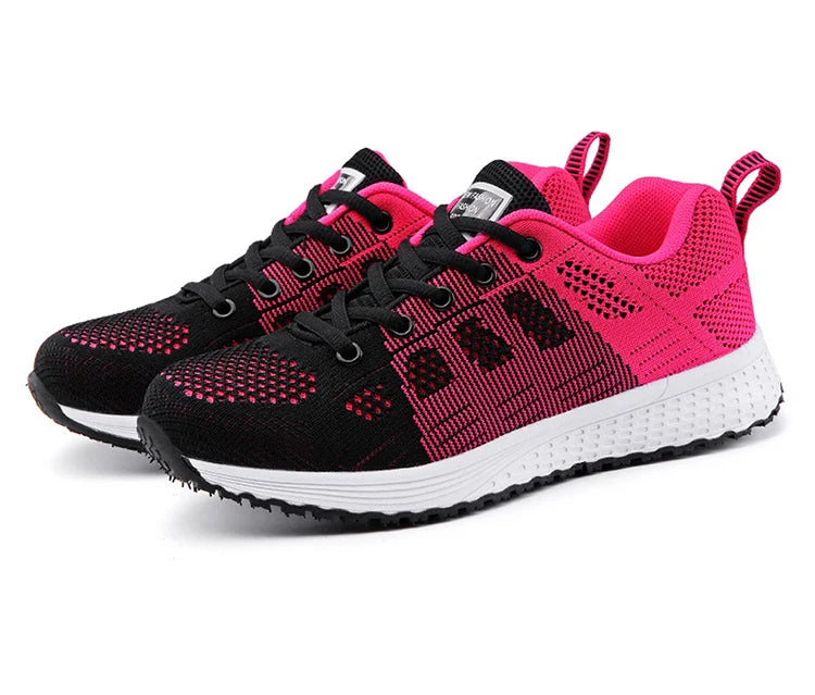 Tênis Esportivos Femininos da Moda para Academia, Tênis de Primavera com Cores Mistas, Sapatilhas Casuais Femininas, Tênis de Treino, Tenis Mujer