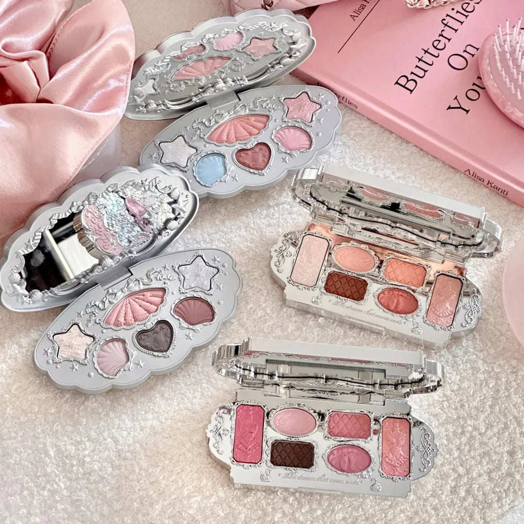 Flower Knows 2026 Bunny Garden Paleta de Sombras Temática de Coelhinho Coleção de Cosméticos Completa com Blush e Iluminador