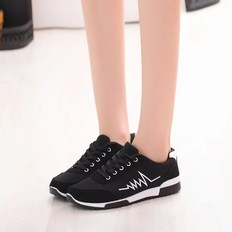 2024 sapatos de cunha mulher malha sapatos femininos designers de luxo rendas vermelho preto tênis feminino casual chaussures femme cesta femme