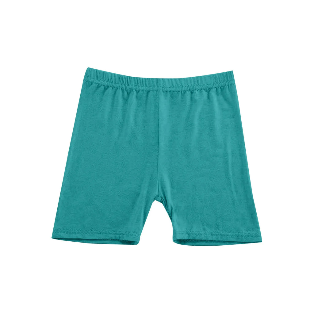 1pc doce cor meninas calças de segurança curtas crianças roupa interior leggings crianças verão bonito confortável shorts cuecas para 4-6y