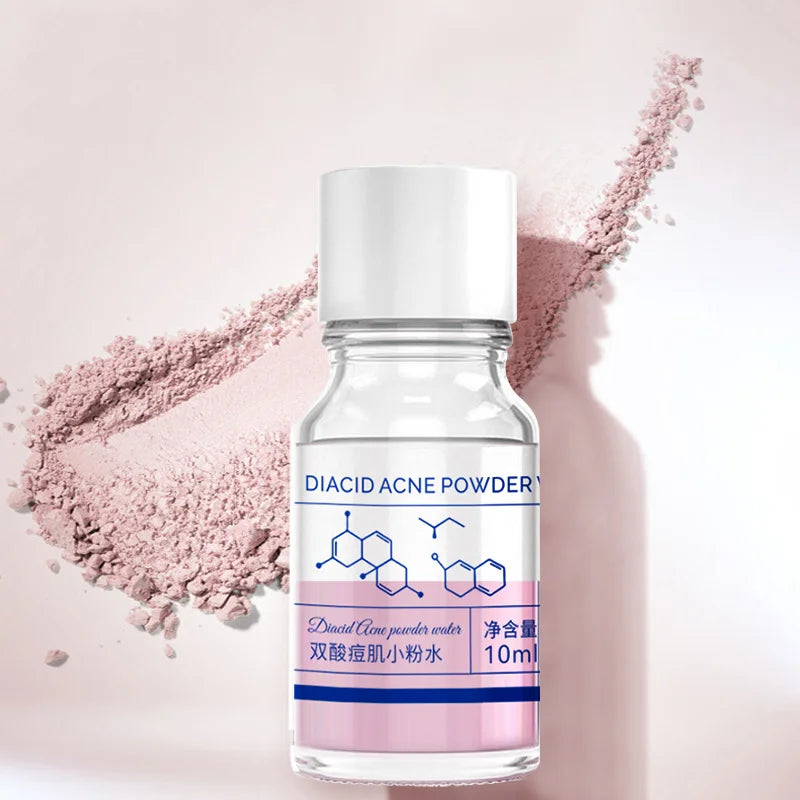 Essência concentrada de acne com ácido salicílico rosa de 10ml - contendo ácido salicílico, ácido lactose, calamina, ácido duplo, cuidado duplo, s