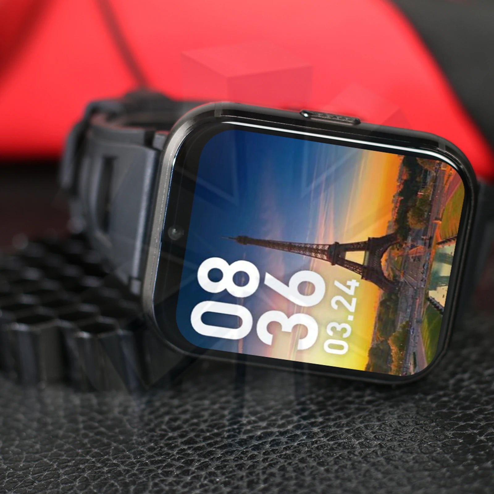 Relógio Inteligente Q668 4G 2025, Relógio de 1,99 Polegadas para Homens, Presente com SIM, Wifi, Android, IOS, à Prova d'Água, GPS para Xiaomi