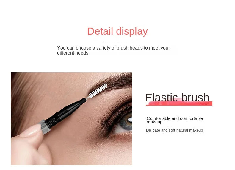 Descartável Brow Lifting Brushes, Mini Escova De Sobrancelha, Bendable Micro Cílios Aplicadores, Ferramentas De Maquiagem, Bendable, 20Pcs