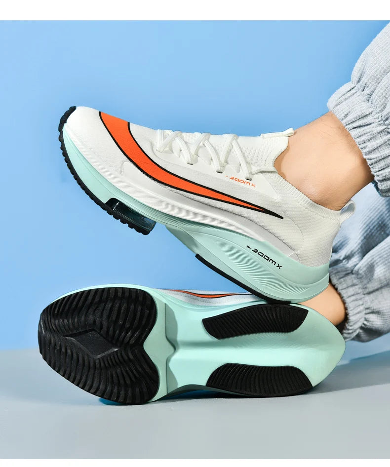 Novo 2025 profissional placa tênis de corrida maratona ultra leve esportes amortecedor sapatos masculinos e femininos