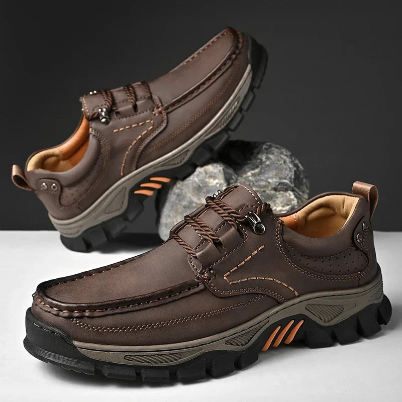 Nova chegada dos homens sapatos casuais feitos à mão mocassins de couro genuíno confortáveis sapatos de caminhada masculinos mocassins de qualidade tênis masculinos