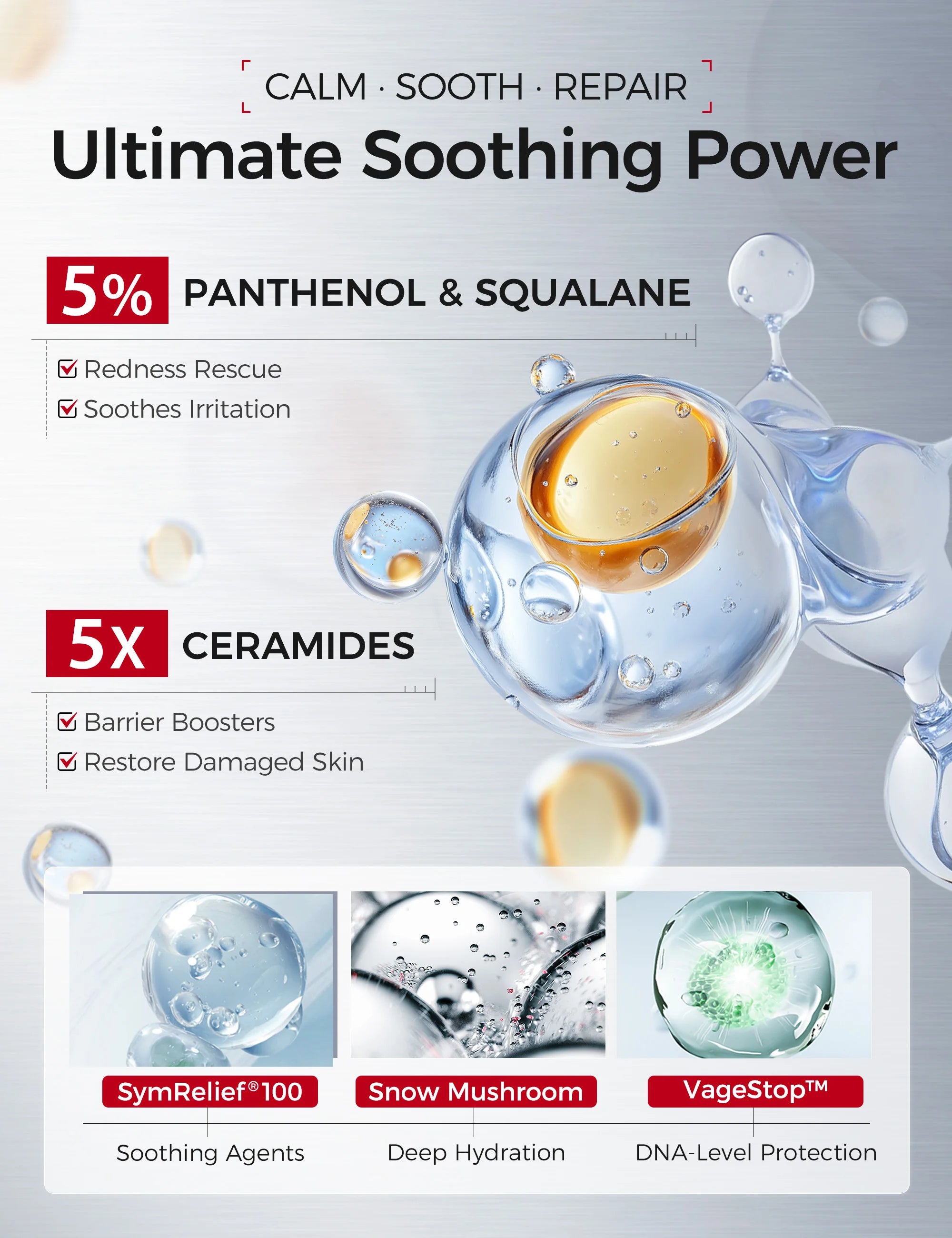 Conjunto de cuidados com a pele Tembusu Essence – Routina de 8 etapas com limpador de amino, máscara de argila, toner, soro de ácido salicílico, creme e tratamento para os olhos