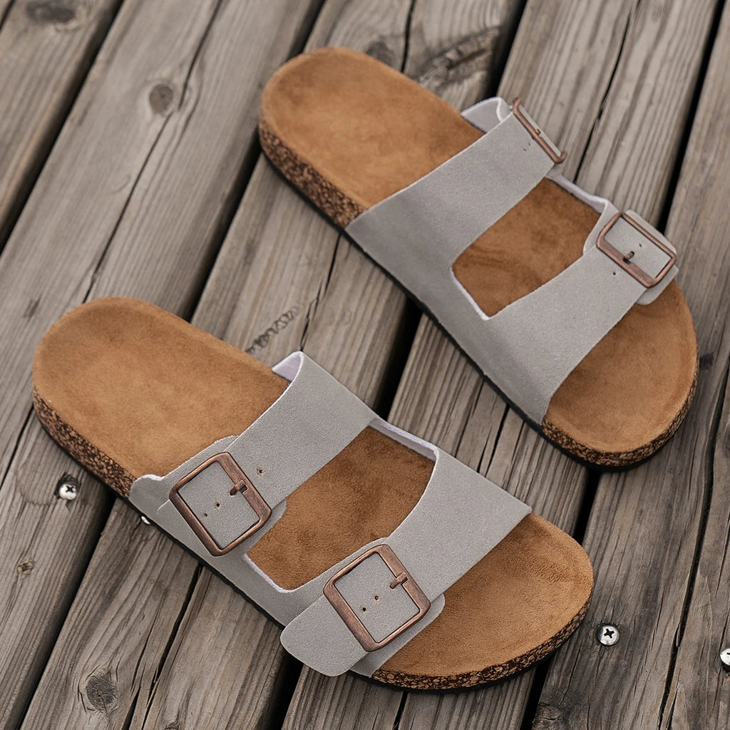 Chinelos da moda masculina para homem mulher casa ao ar livre impermeável antiderrapante deslizamento versátil sandálias romen sapatos Size39-46