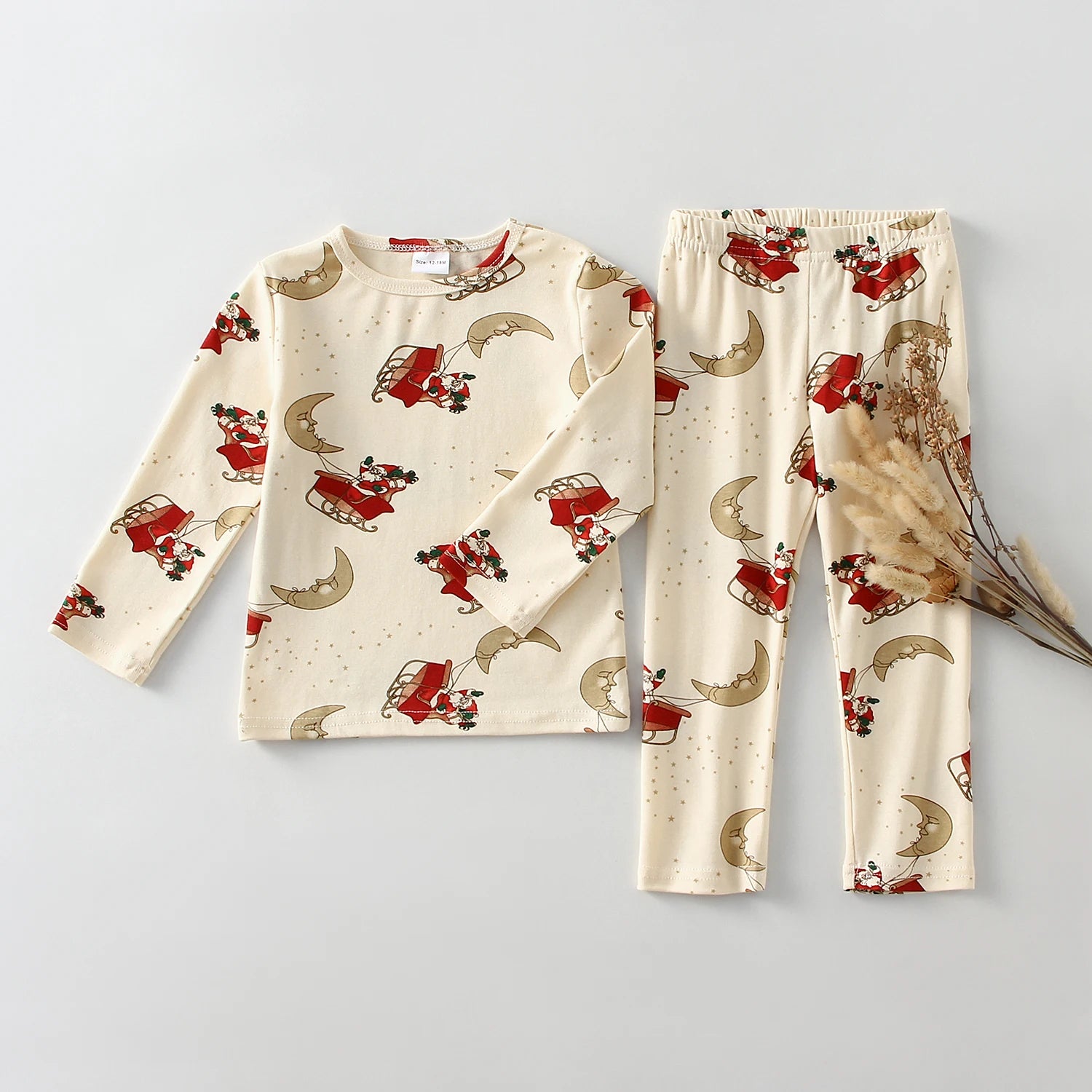 Natal crianças menino menina pijamas pijamas para 1-6y conjuntos de roupas da menina do bebê crianças homewear pijamas conjuntos crianças pijamas