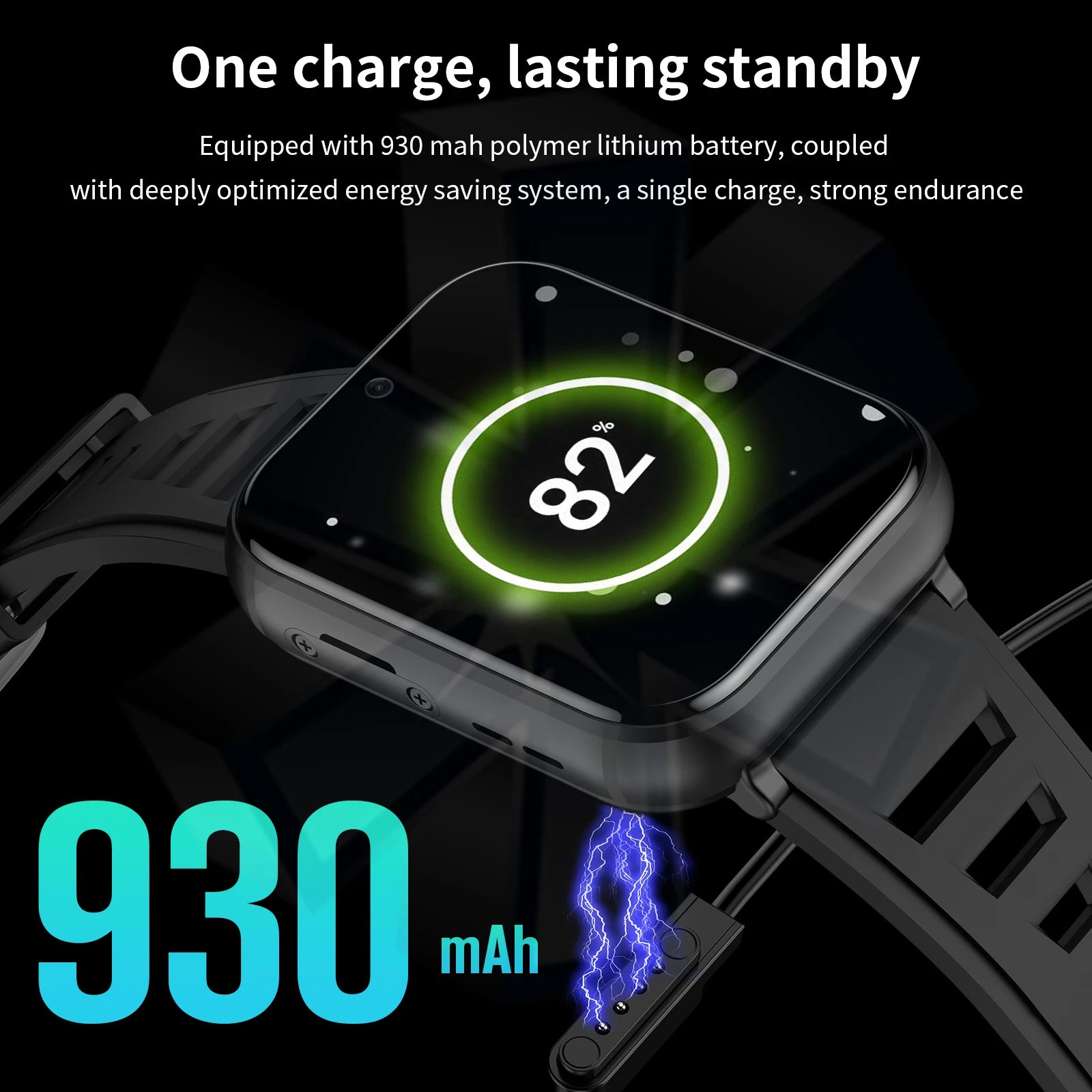 Relógio Inteligente Q668 4G 2025, Relógio de 1,99 Polegadas para Homens, Presente com SIM, Wifi, Android, IOS, à Prova d'Água, GPS para Xiaomi
