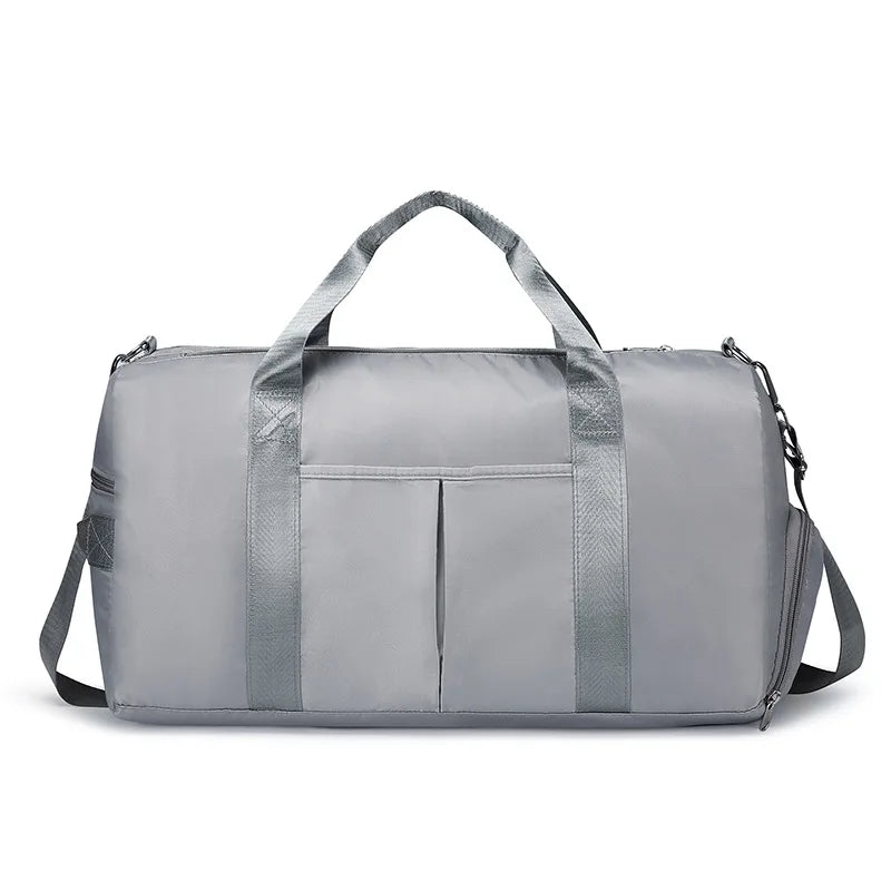 Saco de fitness feminino multi-funcional movimento de separação seca-molhada à prova de água saco de viagem saco de yoga saco de viagem de grande capacidade homem