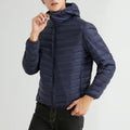 Homem 90% pato para baixo jaqueta com capuz inverno outono casaco masculino ultra leve jaquetas quentes outwear parkas ao ar livre roupas de campanha