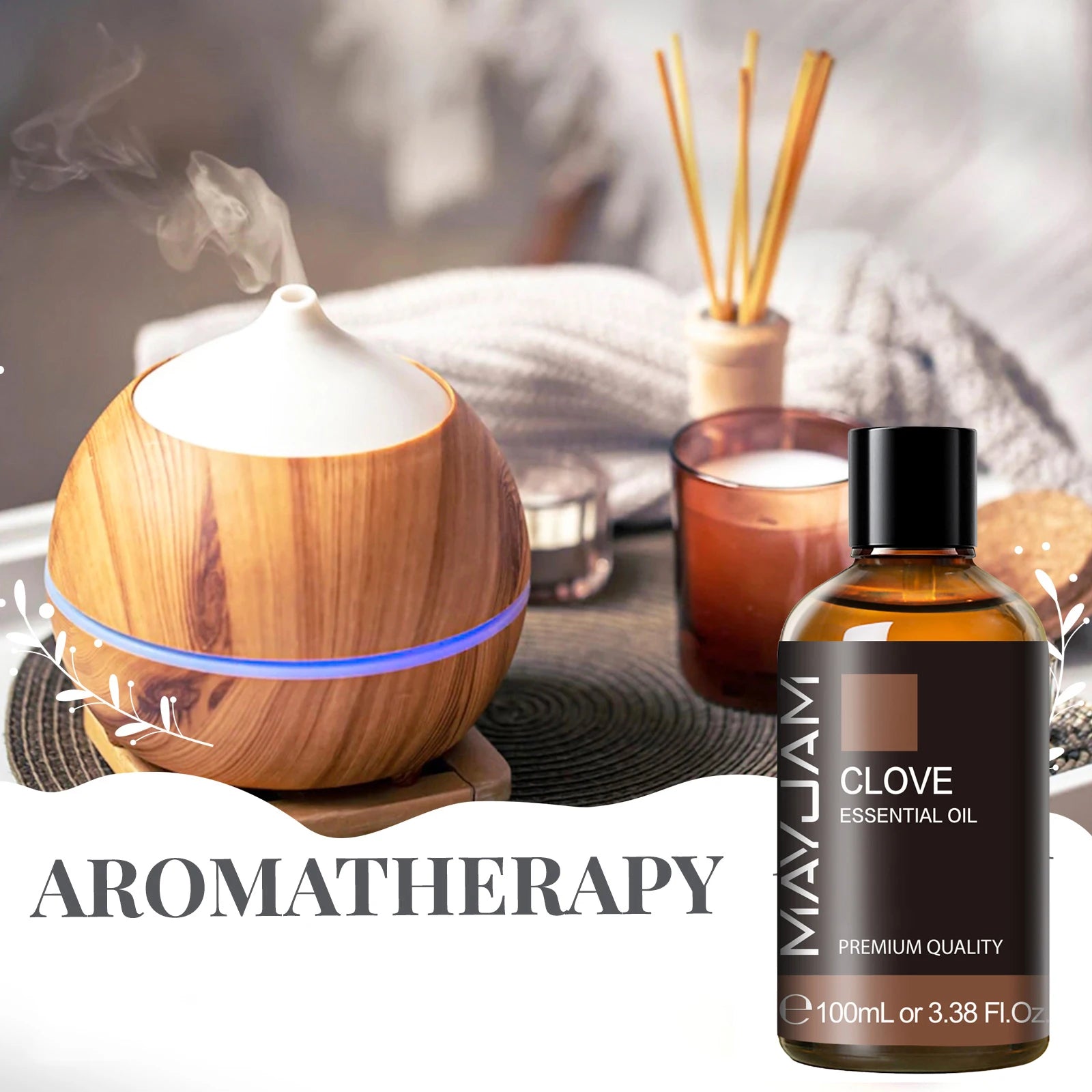 Mayjam 100ml óleo essencial aromático premium para umidificadores difusor queimador diy sabonetes vela transporte rápido 1 peça