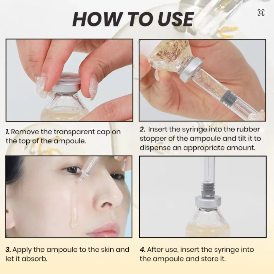 Sérum Intensivo de Peptídeos de Seda para Lifting Facial Anti-Idade com Colágeno e Complexo de 30 Peptídeos para Firmar e Tonificar a Pele