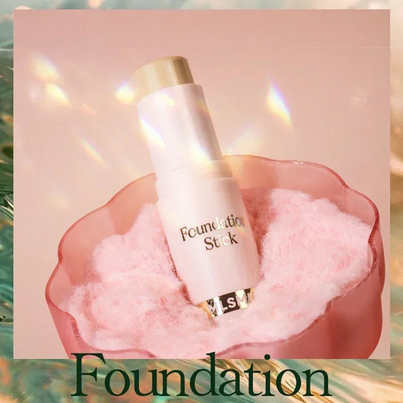 Rosto maquiagem vara fundação creme 6 cores hidratante cobertura completa tom de pele escura natural fosco corretivo maquiagem profissional
