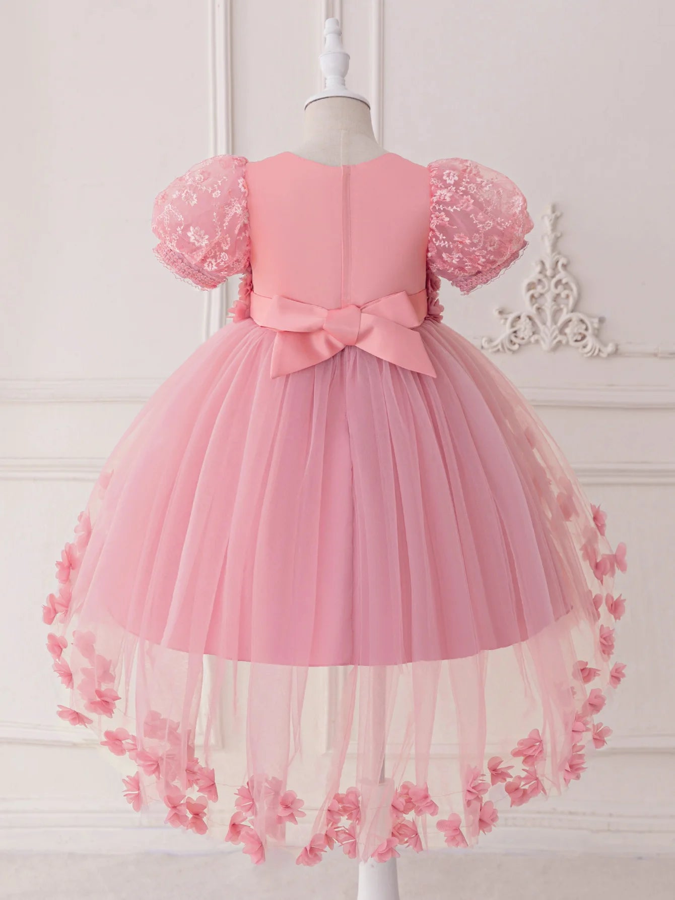 Crianças jovens meninas vestidos para festas piano concertos chiffon plissado vestidos de princesa vestidos de festa meninas vestidos de malha