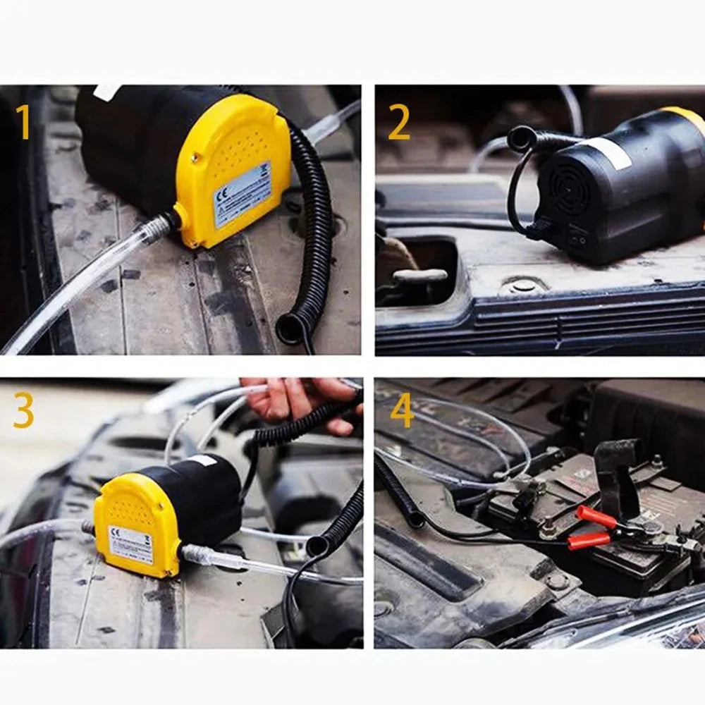 EAFC-12V Bomba De Sucção De Óleo De Carro, Extrator De Cump De Fluido Diesel, Transferência De Combustível, Barco Elétrico, Moto, Scavenge