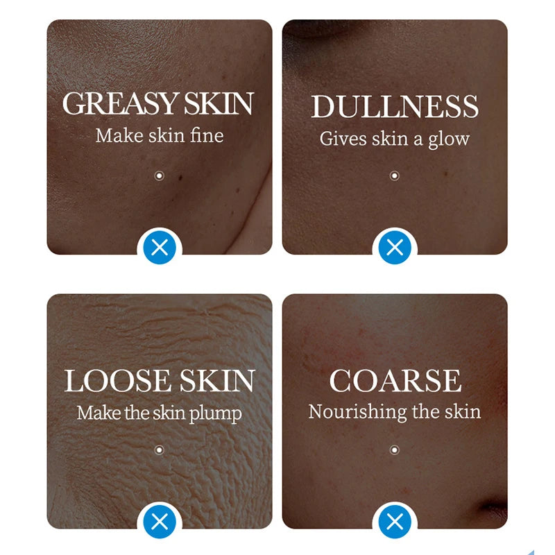 5 pçs sadoer máscaras de gelo para o rosto hidratação profunda hidratante brilho endurecimento máscara facial folha máscaras faciais beleza cuidados com a pele