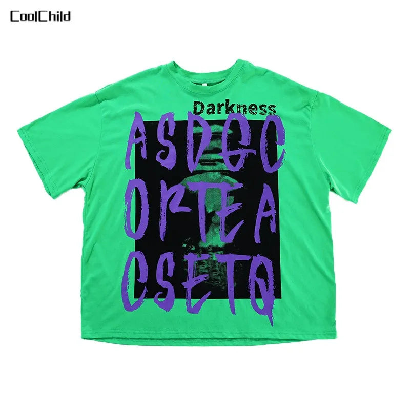 Conjunto de camiseta e calças infantis legais, trajes de jazz, Hip Hop Streetwear, roupas femininas, moda feminina, corredores de rua, colete infantil