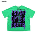 Conjunto de camiseta e calças infantis legais, trajes de jazz, Hip Hop Streetwear, roupas femininas, moda feminina, corredores de rua, colete infantil