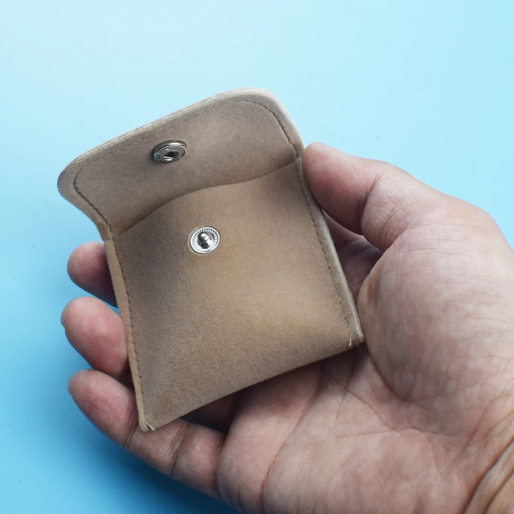 1pc mini bolsa de moedas de tecido veludo pano saco de dinheiro carteira
