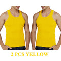 Regatas masculinas 100% algodão sólido colete masculino respirável sem mangas topos fino casual ginásio correndo confortável camiseta presente dos homens