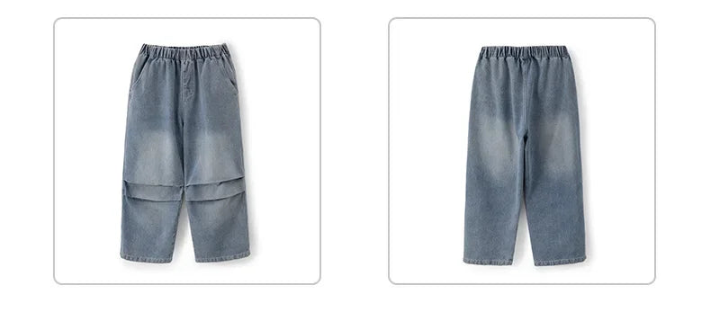 Crianças menino menina solta casual streetwear moda hip hop crianças denim camisa calça jeans define ternos agasalho roupas de palco traje